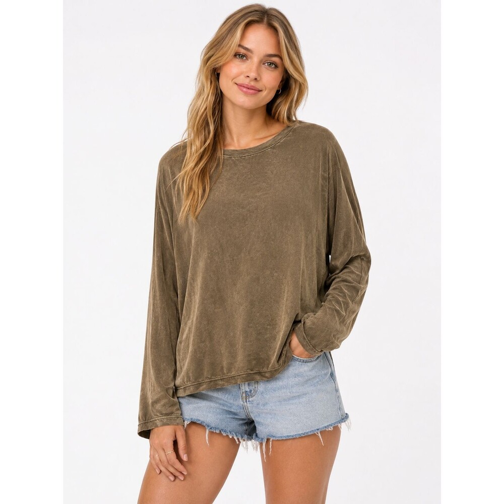 CP Shades Velvet Top Size Small Long Sleeve Classic Traditional Women